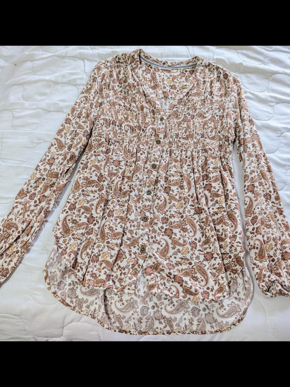Soft Babydoll Blouse With Earthy Boho Vibes